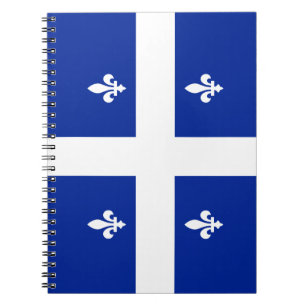 Carnet Québec drapeau fleur de lis