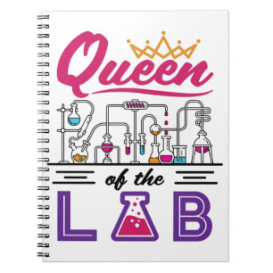 Carnet Queen of the Lab Laborician Technician Scientist