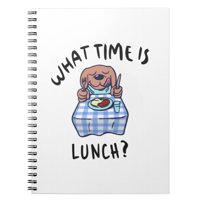 Carnet Quelle heure est le déjeuner (Devant)