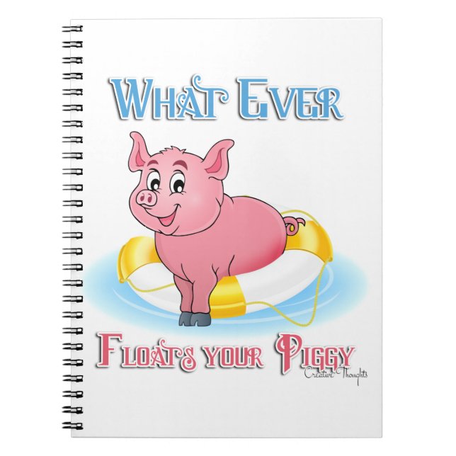 Carnet Quelle Que Soit La Flotte De Votre Piggy (Devant)