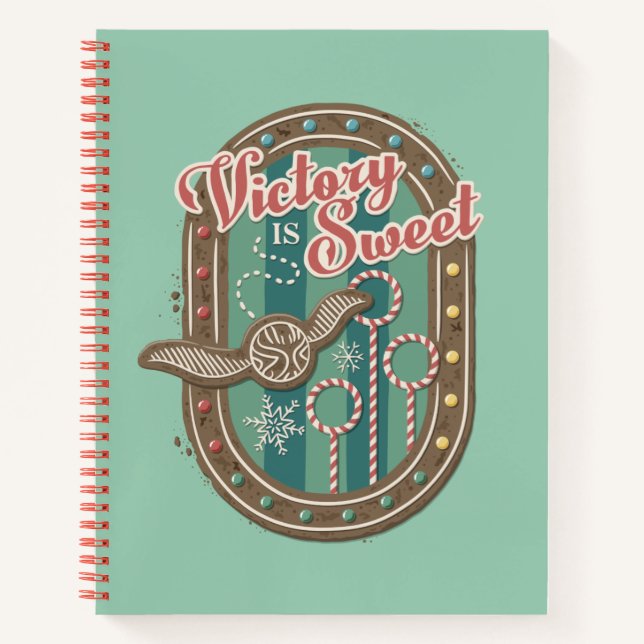 Carnet QUIDDITCH™ Victory est Sweet Holiday Cookie Graphi (Devant)