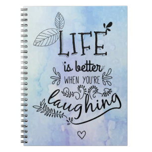 Carnet Quote de vie de bonheur Rêves Attitude Motivation