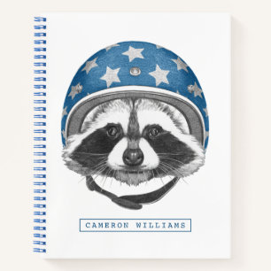 Carnet Raccoon Daredevil   Ajouter Votre Nom