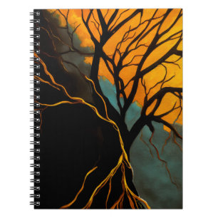 Carnet Racines dorées et Arbre du crépuscule
