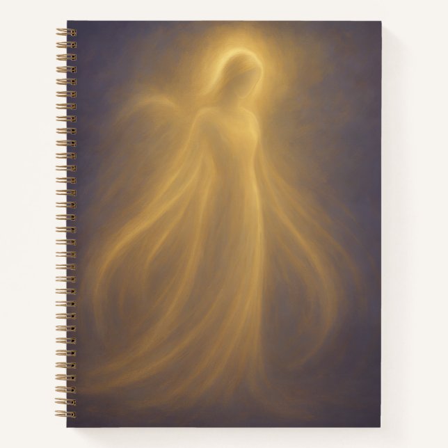 Carnet Radiant Presence Angel of Golden Light Inspiration (Devant)
