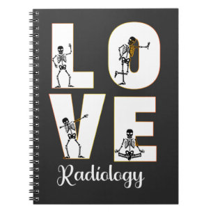 Carnet Radiologie Love Radiologiste Skeleton XRay
