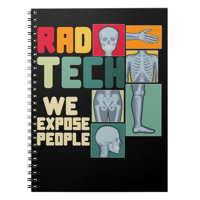 Carnet Radiologue Xray Funny Radiologie (Devant)