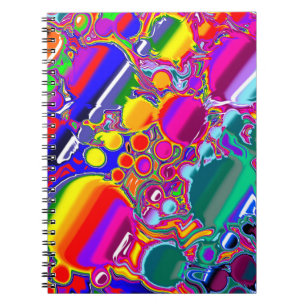 Carnet Rainbow Blast Art Abstrait