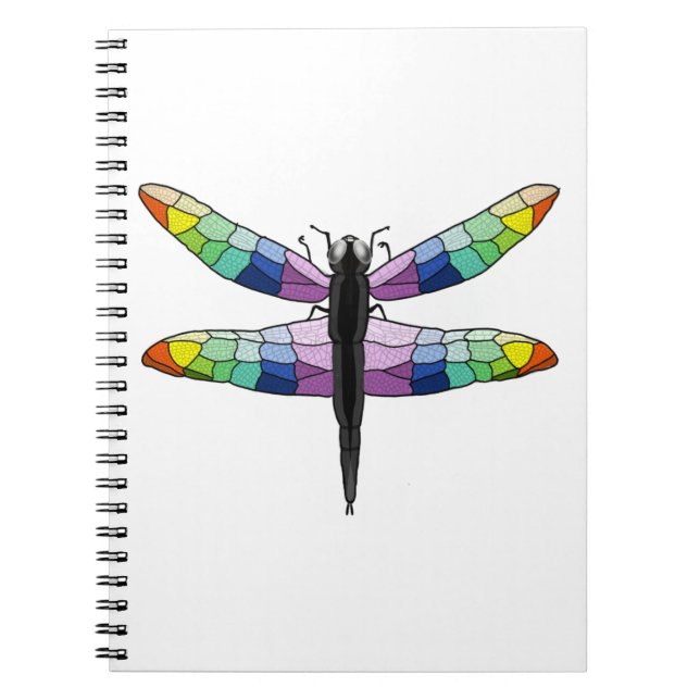 Carnet Rainbow Dragonfly (Devant)
