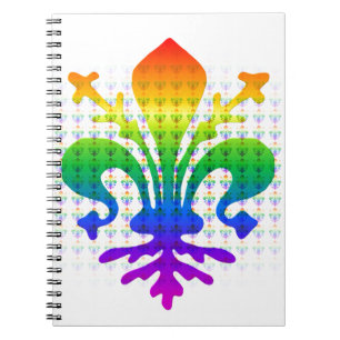 Carnet Rainbow Fleur-de-lis