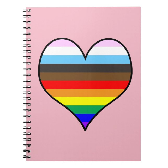 Carnet Rainbow Heart (Devant)