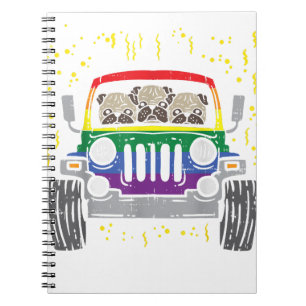 Carnet Rainbow Monster Truck Carlin Chien Gay pride LGBT