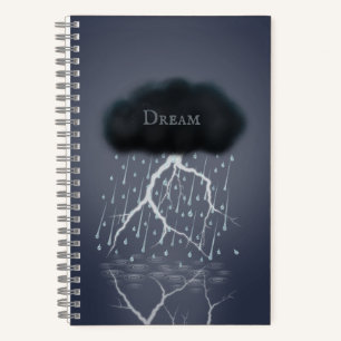 Carnet Rainstorm in Surreal Dream World Personnalisé