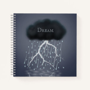 Carnet Rainstorm in Surreal Dream World Personnalisé