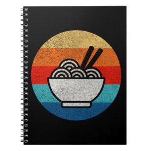 Carnet Ramen de style rétro