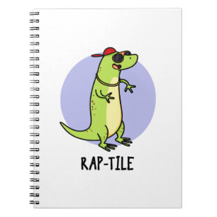 Carnet Rap-tile Drôle de Reptile Lézard Pun 