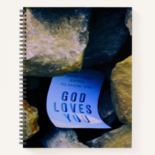 Carnet Rappel de l'Amour de Dieu pour vous. Foi chrétienn