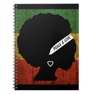 Carnet Rasta Femme Paix & Amour
