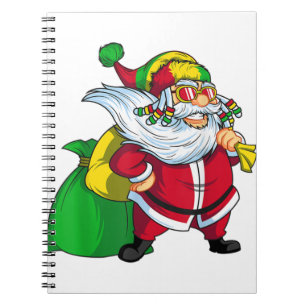 Carnet Rasta santa claus rastafarian, de Noël en Jamaïq