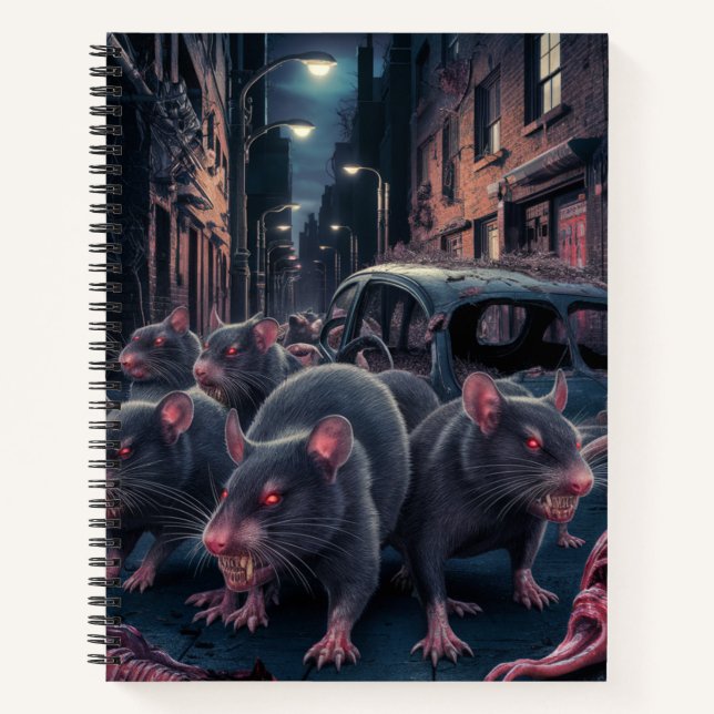 Carnet Ratten Notizbuch (Vorderseite)