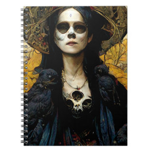 Carnet Raven Witch 3 Imaginaire Horreur Goth Gothique