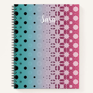 Carnet Rayonnement Géométrique : Motifs de Mandala Techno