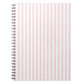 Carnet Rayures Brise Côtière - Rose Coquillage