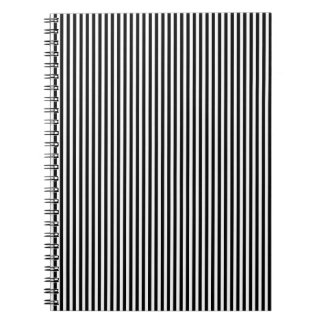 Carnet Rayures noires et blanches