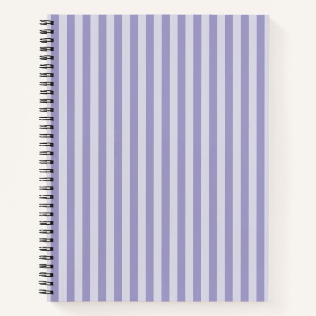 Carnet Rayures violettes (Devant)
