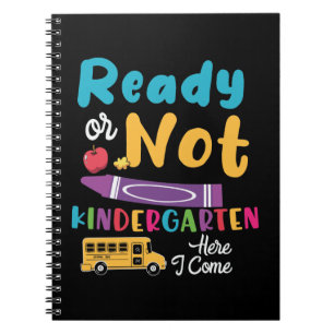 Carnet Ready Or Not Kindergarten Here I Come