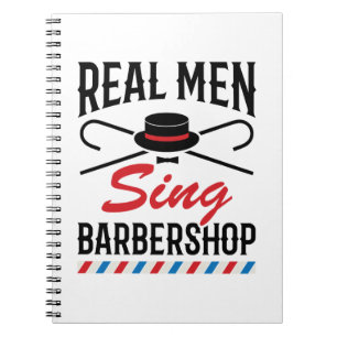 Carnet Real Men Chante Barbershop Singer Chant