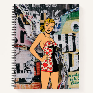 Carnet Rebel Heart Pin-Up Notebook