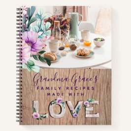 Carnet RECEPES - Heirloom Cadeau grand-mère maman maman