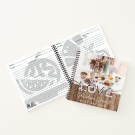 Carnet RECEPES - Heirloom Cadeau grand-mère maman maman