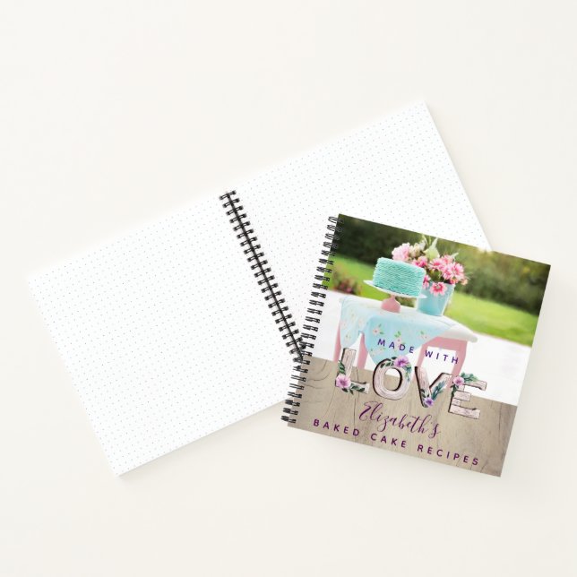Carnet RECEPES - Personnalisé Pour Les Nouveaux Mariés Gr (Intérieur)