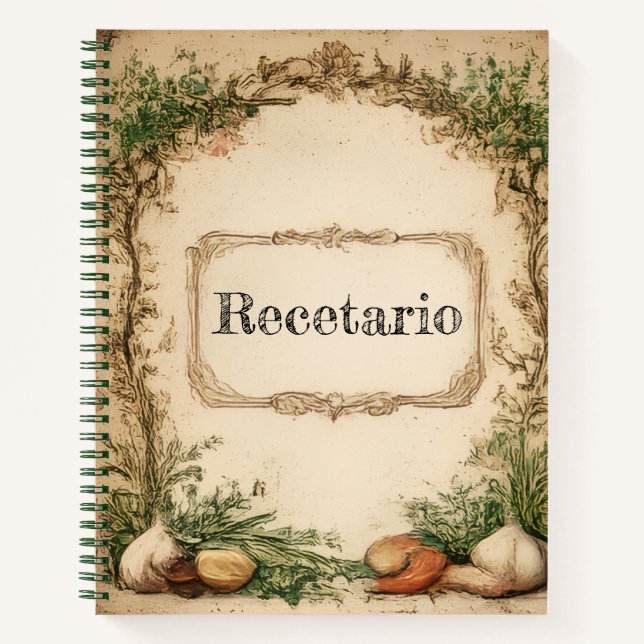 Carnet recetario (Devant)