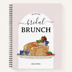 Carnet Recette de brunch pour une baby shower de mariage 