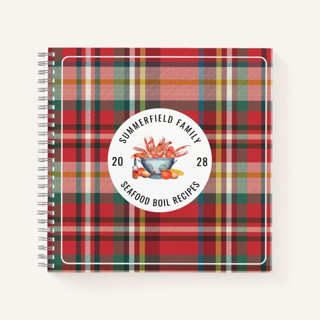 Carnet Recette de cuisson de l'écrevisse pour famille nom (Devant)