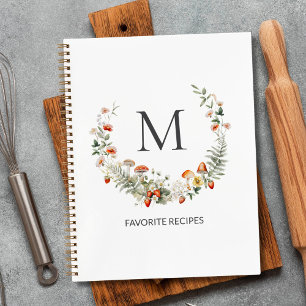 Carnet Recette de famille botanique florale fantaisiste M