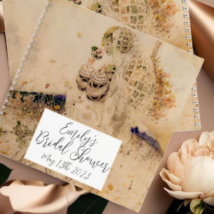 Carnet Recette de Fête des mariées florale Art nouveau vi