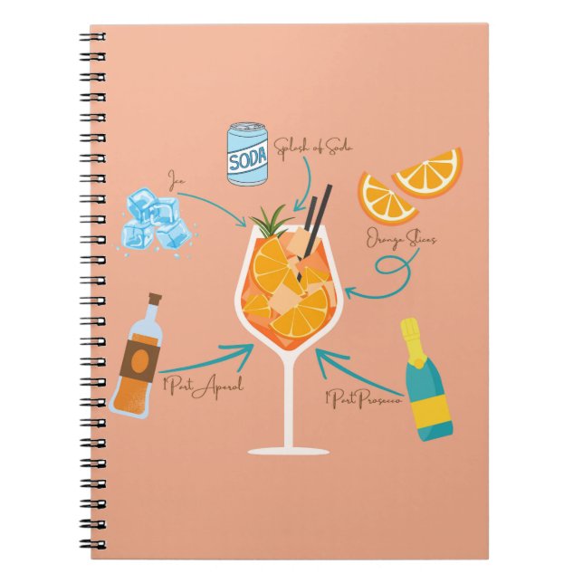 Carnet Recette de l'Aperol (Devant)