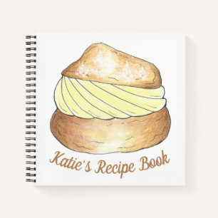 Carnet Recette de pâte de crème personnalisée Chef cuisin