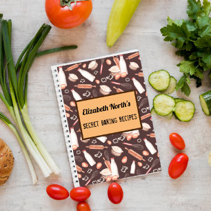 Carnet Recette Motif de cuisson Brown