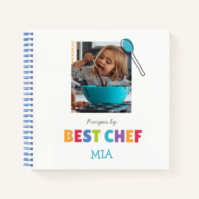Carnet Recette Personnalisée (Ajouter Votre Photo) (Devant)
