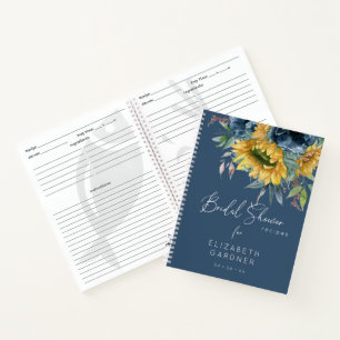 Carnet Recettes de Baby Shower Rustique sur le thème des