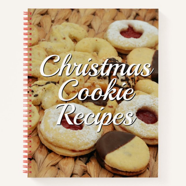Carnet Recettes de biscuits de Noël (Devant)