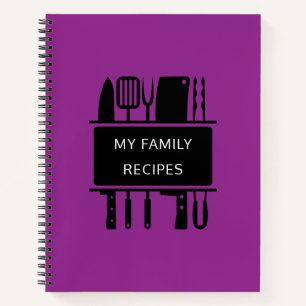 Carnet Recettes de famille préférées de cuisine et de pât