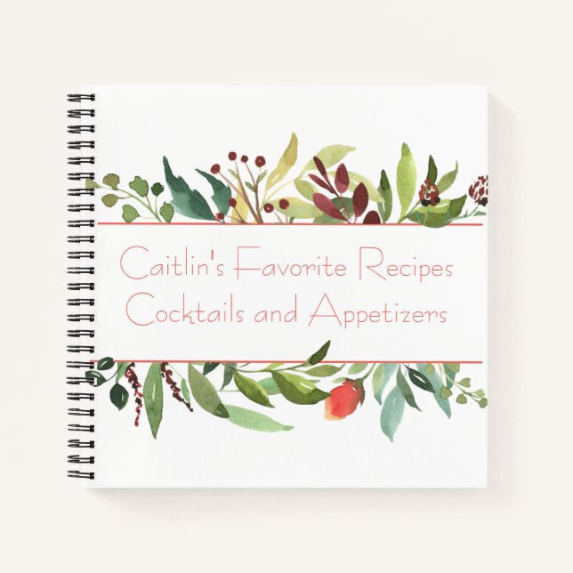 Carnet Recettes de frontière botanique Cuisine (Devant)