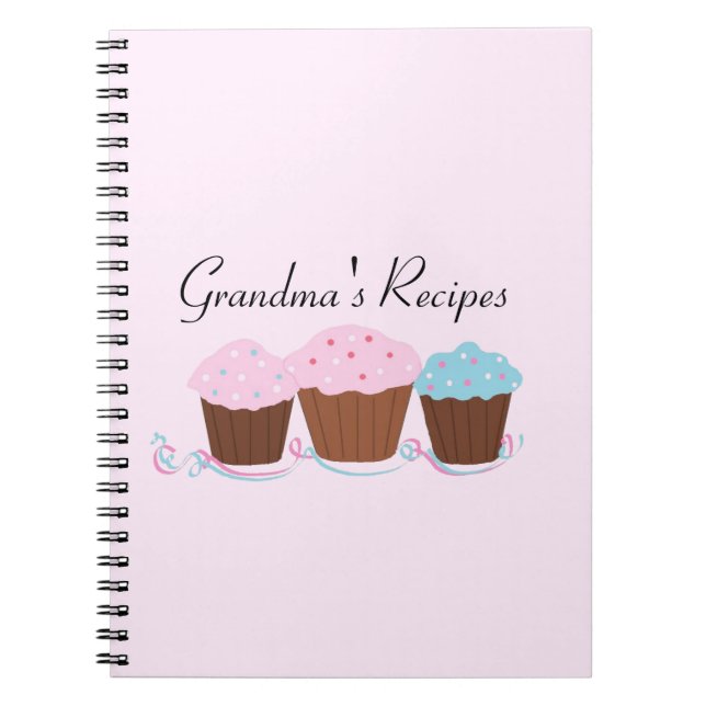 Carnet Recettes de grand-mère - Cupcakes congelés (Devant)