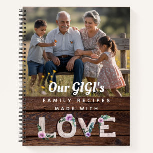 Carnet Recettes de la famille Gigi - Ajouter photo et tex